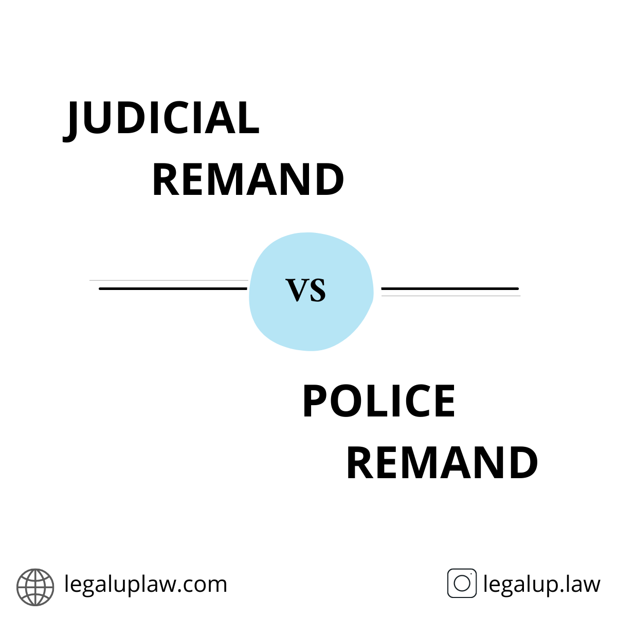Judicial Remand VS Police Remad